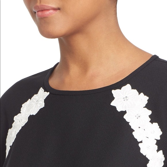 Kate spade Lace Trim Stain Crepe Dress Size 0 - Picture 5 of 8